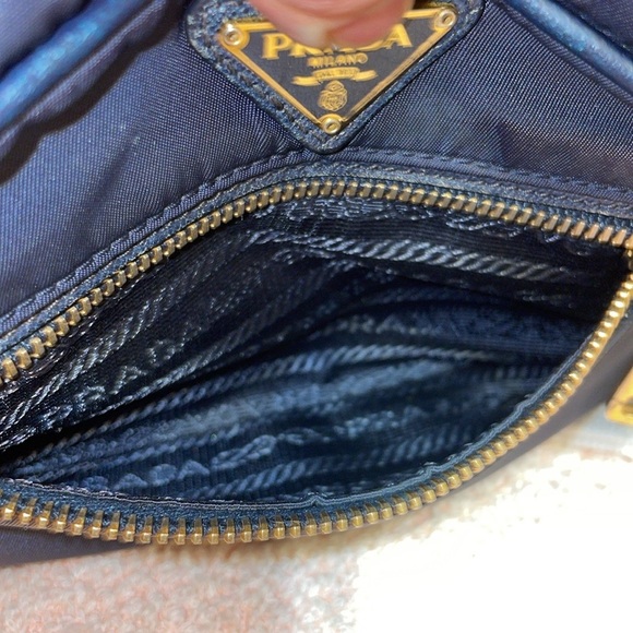 Prada Dark Navy Blue Nylon Camera Bag - Picture 9 of 16